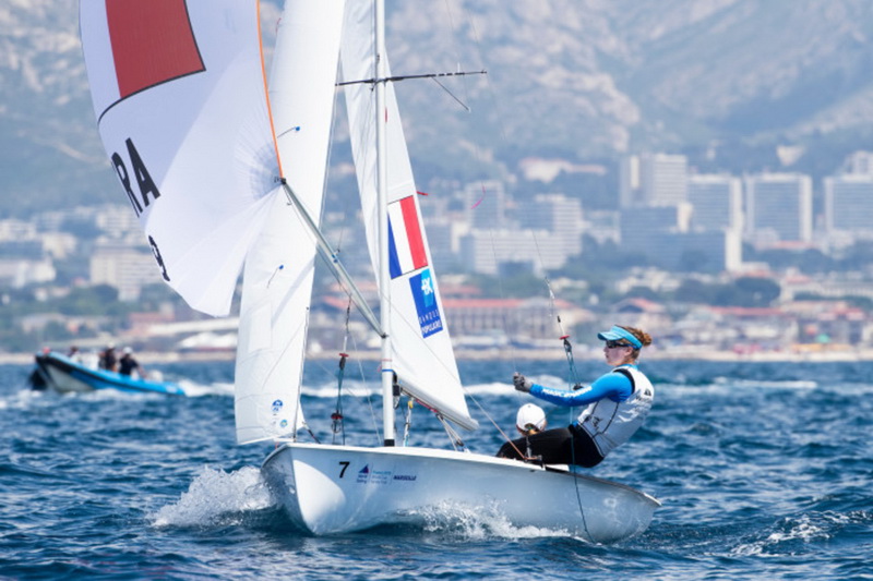 Camille Lecointre et Aloise Retornaz, World Cup Series &agrave; Marseille © Richard Langdon/Sailing Energy/World Sailing