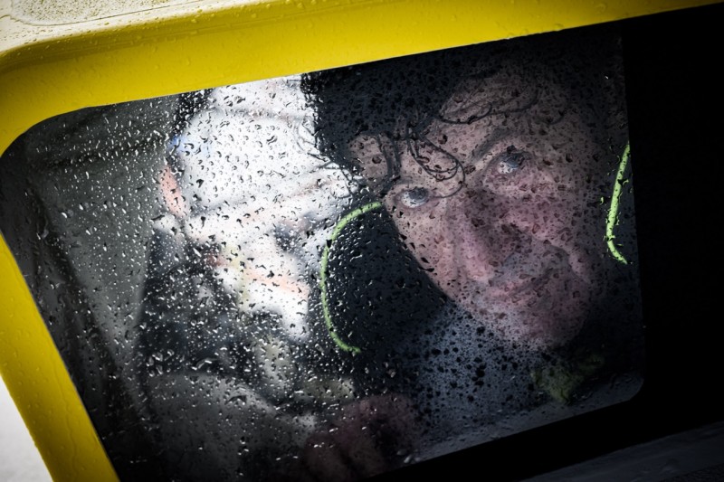 YACHTING-FRA-VENDEE GLOBE AFP : French skipper Jean Le Cam sails his Imoca monohull  © &copy;Loic_Venance