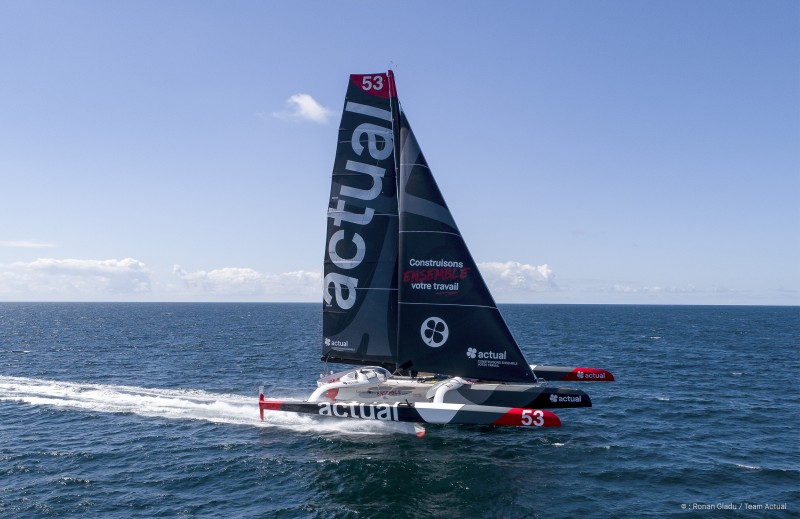 Actual Ultim 3 . Skipper Anthony Marchand  : Actual Ultim 3 . Skipper Anthony Marchand  © ©Ronan Gladu / Team Actual Actual Ultim 3 . Skipper Anthony Marchand  : Actual Ultim 3 . Skipper Anthony Marchand  © ©Ronan Gladu / Team Actual